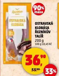 Penny Market Ostravská klobása nabídka