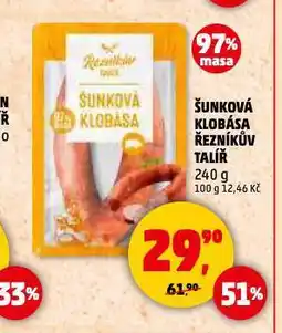 Penny Market Šunková klobása nabídka