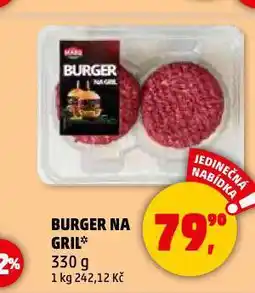 Penny Market Burger na gril nabídka