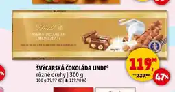 Penny Market Švýcarská čokoláda lindt nabídka