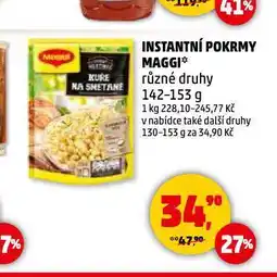 Penny Market Instantní pokrmy maggi nabídka
