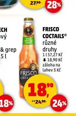 Penny Market Frisco coctails nabídka
