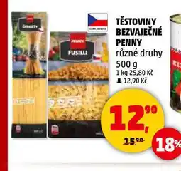 Penny Market Těstoviny bezvaječné nabídka
