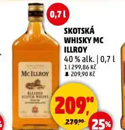 Penny Market Skotská whisky mc illroy nabídka