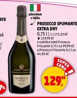 Penny Market Prosecco spumante extra dry nabídka