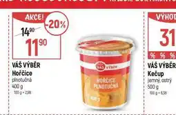 Globus Hořčice plnotučná nabídka