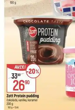 Globus Zott protein puding nabídka