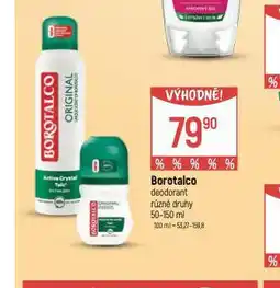 Globus Borotalco deodorant nabídka