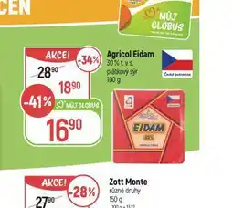 Globus Agricol eidam 30% plátky nabídka