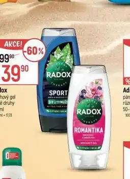 Globus Radox sprchový gel nabídka