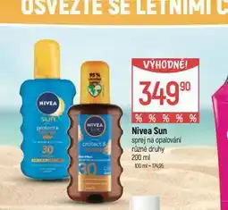 Globus Nivea sun sprej na opalování nabídka