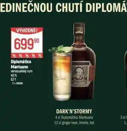 Globus Diplomático mantuano venezuelský rum nabídka
