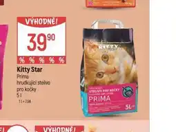 Globus Kitty star prima hrudkující stelivo pro kočky nabídka