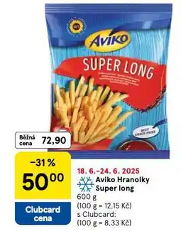 Tesco Aviko hranolky super long nabídka
