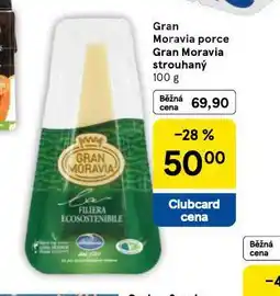 Tesco Gran moravia strouhaný nabídka