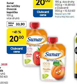 Tesco Sunar do ručičky ovocná kapsička nabídka