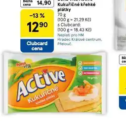 Tesco Bona vita active kukuřičné křehké plátky nabídka