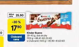 Tesco Kinder bueno nabídka