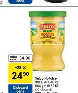 Tesco Snico hořčice nabídka