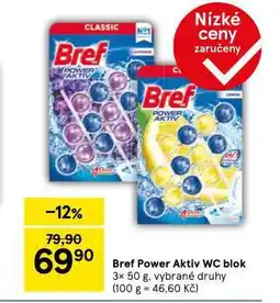 Tesco Bref power aktiv wc blok nabídka
