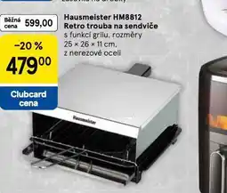 Tesco Retro trouba na sendviče nabídka