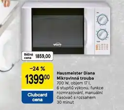 Tesco Mikrovlnná trouba nabídka