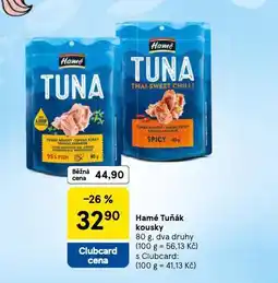 Tesco Hamé tuňák kousky nabídka