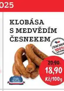 RABBIT řeznictví KLOBÁSA S MEDVĚDÍM ČESNEKEM 2100g nabídka