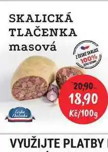 RABBIT řeznictví SKALICKÁ TLAČENKA masová 100g nabídka
