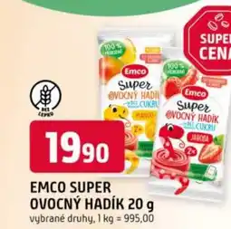 Trefa Emco super ovocný hadik nabídka