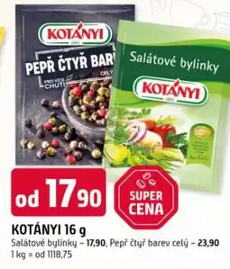 Trefa Kotányi Salátové bylinky nabídka