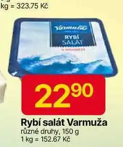 Hruška Varmuža rybí salát různé druhy, 150 g nabídka