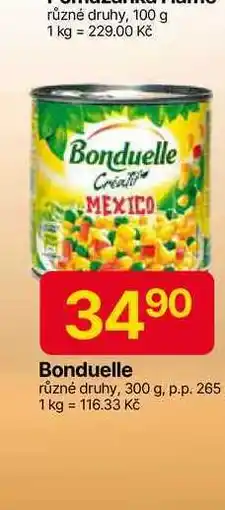 Hruška Bonduelle Créatif zeleninová směs v mírně slaném nálevu 300g, vybrané druhy nabídka