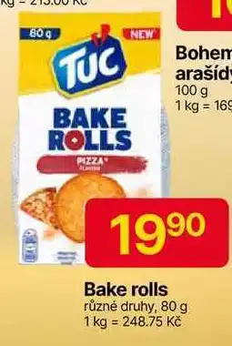 Hruška Bake rolls různé druhy, 80 g nabídka