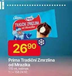 Hruška Prima Tradiční Zmrzlina od Mrazíka 170 ml, kelimek nabídka