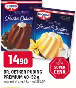 Trefa Dr. oetker puding premium nabídka