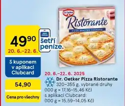 Tesco Dr. Oetker Pizza Ristorante nabídka