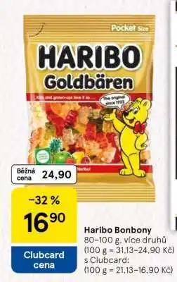 Tesco Haribo Bonbony nabídka