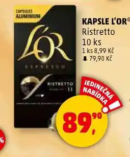 Penny Market KAPSLE L'OR Ristretto nabídka