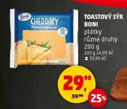 Penny Market TOASTOVÝ SÝR BONI nabídka