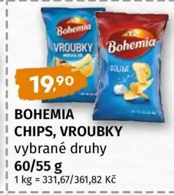 Terno Bohemia CHIPS VROUBKY nabídka