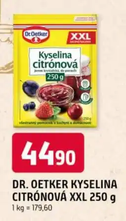 Trefa Dr. oetker kyselina citrónová xxl nabídka