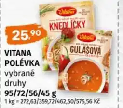 Trefa Vitana polévka nabídka