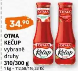 Trefa Otma kečup nabídka