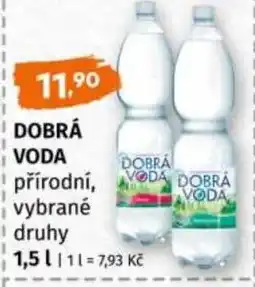 Trefa Dobrá voda přírodní nabídka