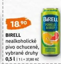 Trefa BIRELL kofola nealkoholické pivo ochucené nabídka