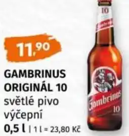 Trefa Gambrinus originál 10 nabídka