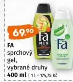 Trefa FA sprchový gel nabídka
