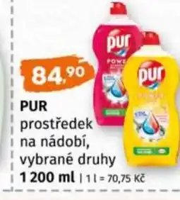 Trefa PUR prostředek na nádobí nabídka
