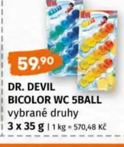 Trefa Dr. devil bicolor wc 5ball nabídka